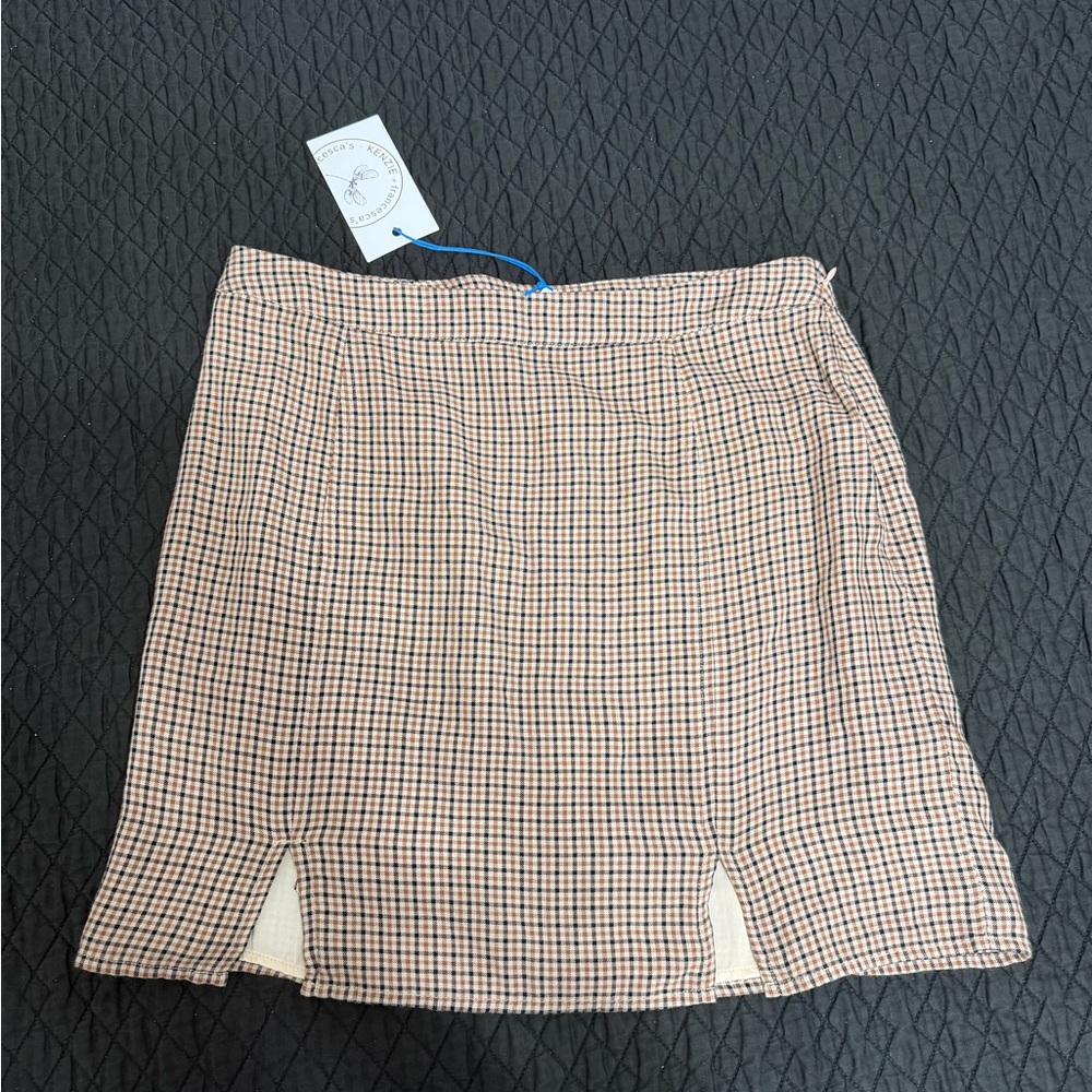 Francesca’s collection houndstooth pencil skirt size medium NWT